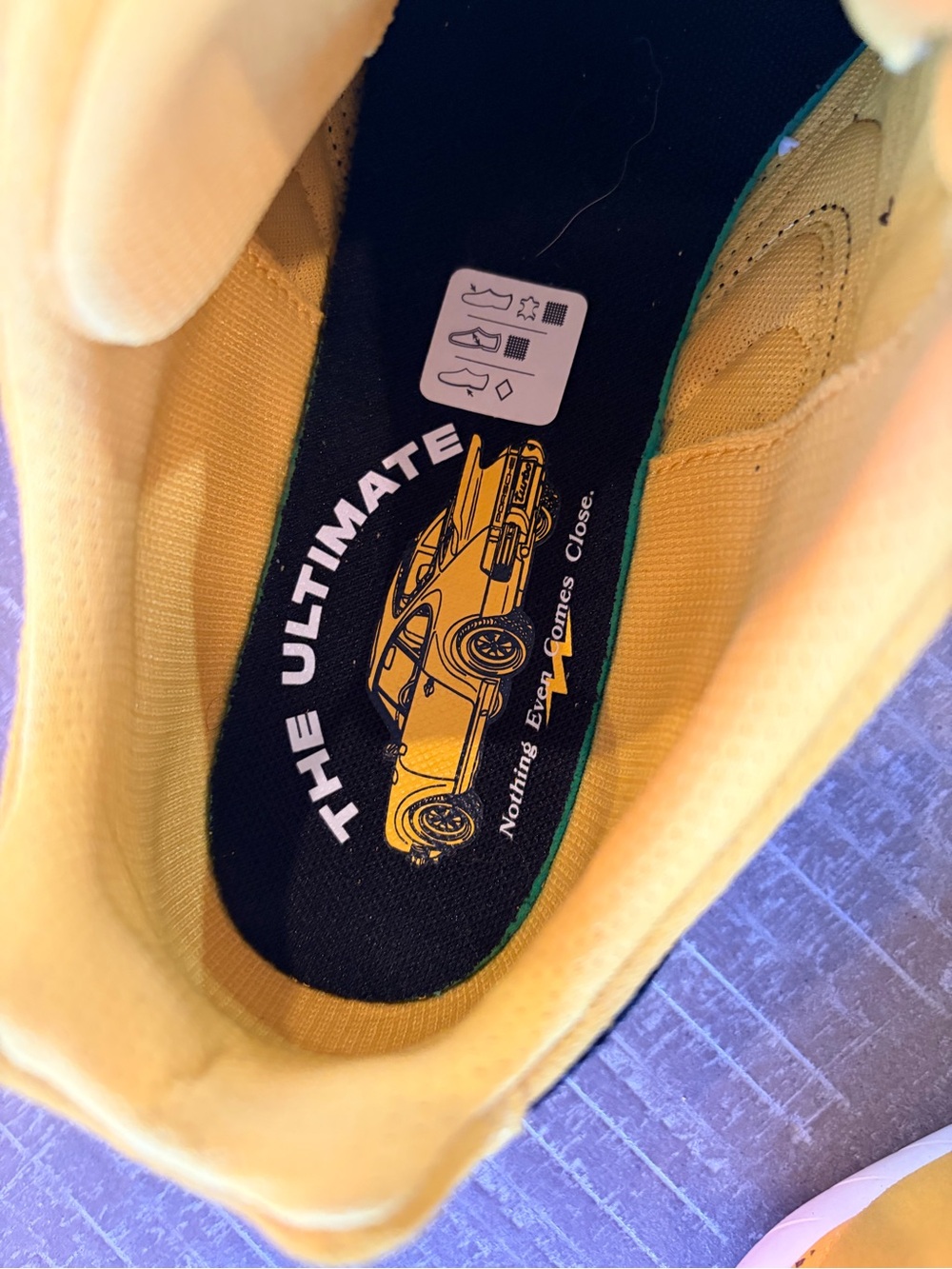 Puma Porsche Legacy Driving Shoes Racing Yellow Suede Men’s US 9.5 - Picture 5 of 14